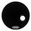 Evans BD20REMAD 20" Black Resonant Bass Drum Head Image 1