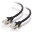 Cables To Go 28705 Cat5e Snagless Shielded (STP) 75 Ft Ethernet Network Patch Cable, Black Image 1