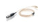 Countryman H6CABLELAN H6 Snap On Cable, Audio-Technica, 4-pin Hirose, Light Beige Image 1