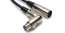 Hosa XFF-103 3' Right-Angle XLR3F To Straight XLR3M Cable Image 1