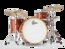 Gretsch Drums CT1-R443C Catalina Club Rock 3-Piece Shell Pack With 24" Bass Drum Image 2