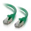 Cables To Go 00825 Cat6 Snagless Shielded (STP) 1 Ft Ethernet Network Patch Cable, Green Image 3