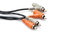 Hosa CRA-201PB 3.3' Dual "Piggyback" RCA To Dual RCA Audio Cable Image 1
