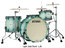 Tama MA42TZS StarclassicMaple 4-piece Shell Pack, Lacquer Finishes Image 2