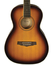 Ibanez PN15BS Parlor Body Acoustic Guitar, Spruce Top, Mahogany Neck, Brown Sunburst Image 3