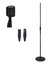 Shure Super-55-BLK-SOLO-K SOLO Bundle With Super 55  Mic, Mic Stand, And 25'  XLR Cable, Pitch Black Image 1