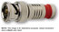 Platinum Tools 28038J BNC Nickel SealSmart Compression Connectors Jar Of 40 BNC Connectors For RG6 Cable Image 1