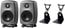 Genelec 8010 L-Stands Pack Bundle With (2) 8010AP Studio Monitors And (2) 8010-320 L-shape Stands Image 1