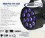 Eliminator Lighting MINI-PAR-UV-LED 12x 1 Watt UV LED PAR Fixture Image 3