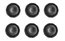 Pliant Technologies CRP-KNOB-6PK Replacement Volume Knob, 6 Pack Image 1