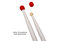 Vic Firth Universal Marching Practice Tips Rubber Tips That Fit Over Marching Drumsticks Image 1