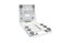 Nigel B Design NB-AVCB-W Universal Anti-Vibration Wall Mount In White Image 1