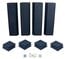 Primacoustic LONDON-10 Broadway Acoustical Panels Room Kit With 8 Control Columns, 12 Scatter Blocks Image 2