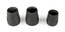 K&M 7.201.300555 Mic Stand Rubber Foot Caps (3 Pack) Image 2