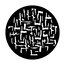 Apollo Design Technology ME-2571 Scattered L's Steel Gobo Image 1