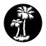 Apollo Design Technology ME-3539 Trees - Two Palms Steel Gobo Image 1