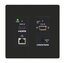 Crestron HD-TX-201-C-2G-E-B-T DM Lite HDMI Over CATx Transmitter And 2x1 Auto-Switcher With VGA, Black Image 1