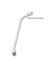 Shure MX410WRLP/N 10” Bright White Gooseneck Microphone, Light Ring Image 1