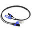Blizzard DMX5PC 3 Powercon To Powercon W/ 5-pin DMX Combo Cable, 3' Image 1