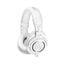 Audio-Technica ATH-M50xWH M-Series Professional Closed Back Headphones, Detachable Cable, White Image 1