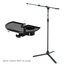 Gator GFW-IDMIC-MICTRAY-K ID Series Tripod Mic Stand With Drink Holder And Guitar Tray Image 1