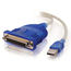 Cables To Go 16899 6 Ft. USB To DB25 IEEE-1284 Parallel Printer Adapter Cable Image 1