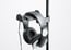 K&M 16080 Stand Mounted Headphone Holder, Black Image 2