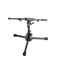 K&M 25950 11" Short Microphone Stand With 16.7"-28.5" Boom Arm Image 1