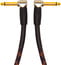 Roland Professional A/V RIC-G3AA 3' Right-Angle 1/4" TS To Right-Angle 1/4" TS Cable, Gold Image 1
