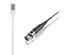 Countryman MEMWF05WSL EMW Omni Lavalier Mic, Flat Response With TA4F, White Image 1