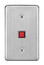 TOA RS-143 Single Call Intercom Switch Panel, Single Gang Image 1