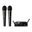 AKG WMS40 Mini Dual Vocal Set Dual-Channel Mini Wireless Vocal System With Two Handheld Microphones, CD Band Image 1
