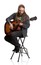 Gator GFW-GTRSTOOL Frameworks Guitar Stool With Stand Image 2