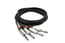 Hosa HPP-005X2 5' Pro Series Dual 1/4" TS To Dual 1/4" TS Audio Cable Image 2