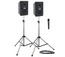 Anchor Go Getter Deluxe Package 1 GG2-U2 And GG2-COMP Speakers, SC-50NL Cable, 2x SS-550 Stands And Wireless Mic Image 1