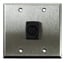 Whirlwind WP2/1FW Dual Gang Wallplate With 1 XLRF Connector, Silver Image 1