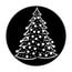 Apollo Design Technology ME-3200 Steel Gobo, Christmas Tree Image 1