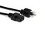 Hosa PWC-148 8' IEC C13 To NEMA 5-15P Power Cord, 18 AWG Image 1