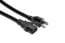 Hosa PWC-408 8' IEC C13 To NEMA 5-15P Power Cord, 14 AWG Image 1