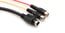 Hosa VSF-454 10" S-Video To Dual RCA-F Breakout Cable Image 1