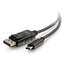 Cables To Go 26904 12ft USB-C To DisplayPort Adapter Cable 4K 30Hz - Black Image 1