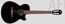 Ibanez AEG50NBKH Nylon String Acoustic-Electric Guitar, Black High Gloss Image 1
