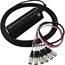 Pro Co SMAST0600FBM-50 50' Low Profile 6-Channel XLR Drop Snake Image 1