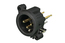 Neutrik NC3MAAV AA-Series 3-Pin XLR-M PCBV Panel Mount Connector, Black/Gold Image 1