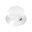 Atlas IED HX22-W Skirted Knob, White, 1 1/8" Diameter Image 1