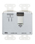 RDL DD-RN40 Wall-Mounted Dante Interface, 4 XLR In, 2 Terminal Block Out, White Image 3