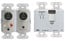 RDL DDS-RN31C Wall-Mounted Dante Interface, 2 XLR In, 2 RCA In, 1/8 In, 1/8 Out, 2 Out, Stainless Steel Image 1