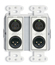 RDL DD-RN42C Wall-Mounted Dante Interface, 2 XLR In, 2 XLR Out, 2 In, Custom Label Image 2