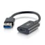 Cables To Go 54428 6" USB-C Female To USB-A Male SuperSpeed USB Adapter Image 1