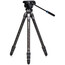 Benro TTOR24CLVS4PRO Tortoise Carbon Fiber 2 Series Tripod With S4Pro Video Head Image 1